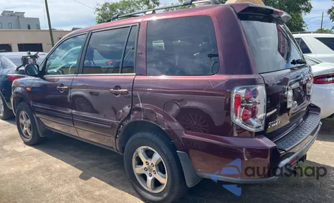 2007 Honda Pilot Exl из США, поврежденный, VIN 2HKYF18697H532313